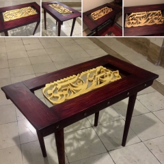 چون تو حاضر می شوی من غایب از خود می شوم ، میز ، گنج ور ganjvar, table